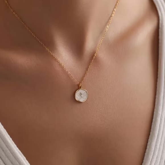 Gold Cross Pendant Necklace - Picture 2 of 5